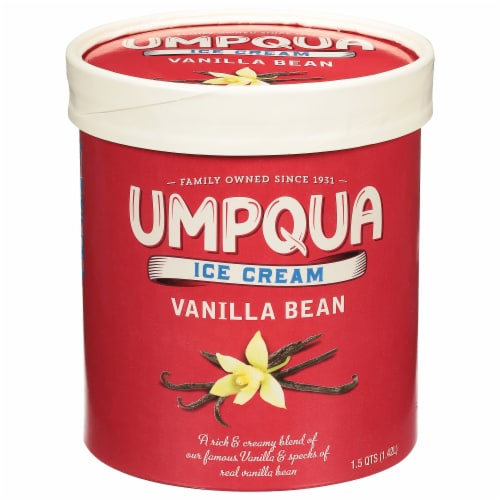 Umpqua Vanilla Bean Ice Cream Tub Perspective: front