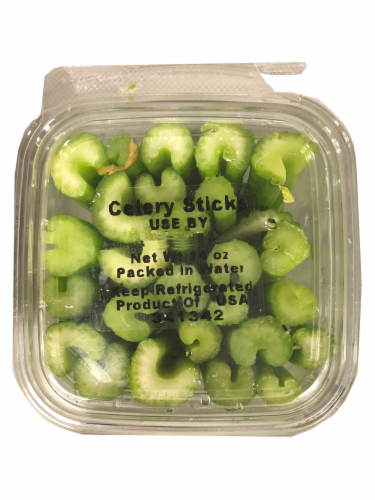 Fresh Kitchen Celery Sticks Perspective: front