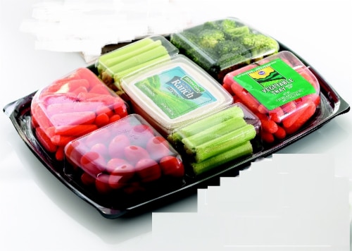 Fresh Pak Veggie Tray with Dip Perspective: front