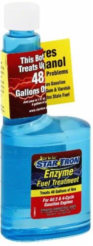 Star Tron Enzyme Fuel Treatment for All 2- and 4-Cycle Gasoline Engines Perspective: front