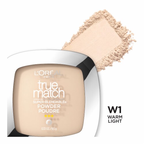 L'Oreal Paris True Match Porcelain Super-Blendable Oil Free Makeup Powder Perspective: front
