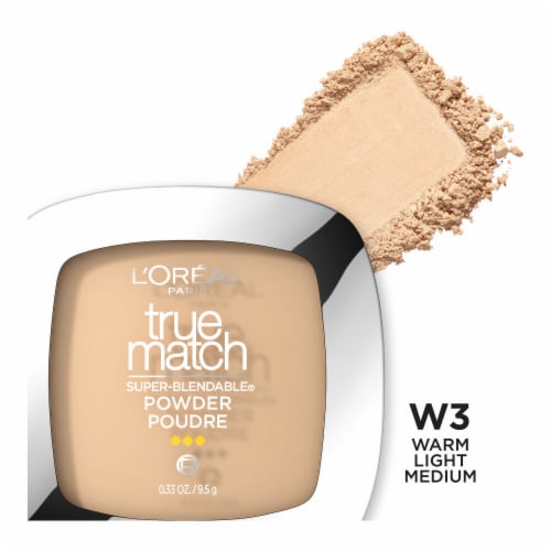 L'Oreal Paris True Match Nude Beige Super-Blendable Powder Oil-Free Makeup Perspective: front