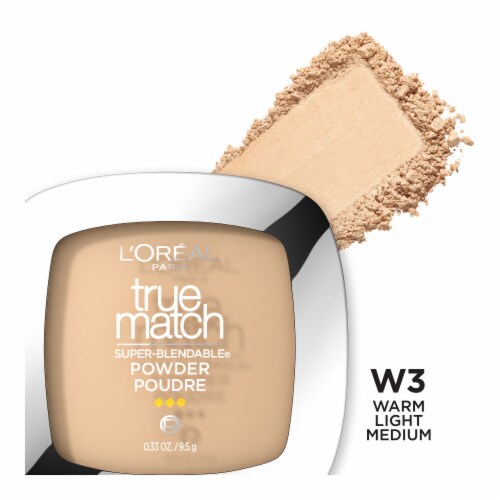 L'Oreal Paris True Match Nude Beige Super-Blendable Powder Oil-Free Makeup Perspective: front