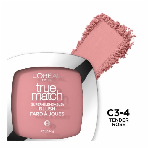 L'Oreal Paris True Match Blush Super Blendable C3-4 Tender Rose Perspective: front