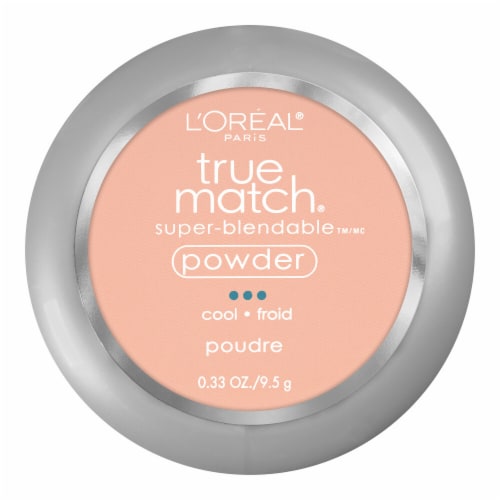 L'Oreal Paris True Match Shell Beige Super-Blendable Oil Free Makeup Powder Perspective: front