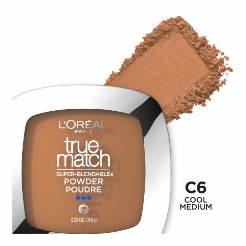 L'Oreal Paris True Match Pressed Powder Super Blendable Oil-Free C6 Perspective: front