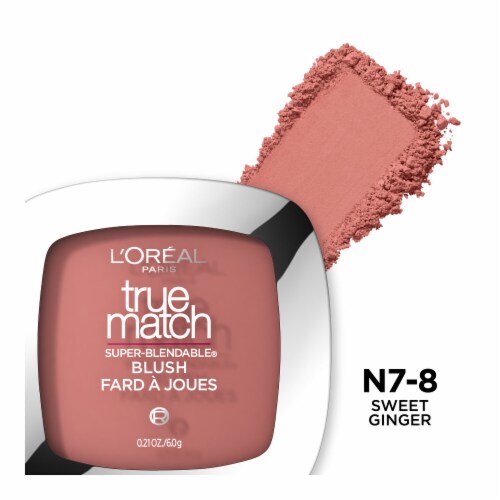L'Oreal Paris True Match Blush Super Blendable N7-8 Sweet Ginger Perspective: front