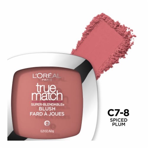 L'Oreal Paris True Match Spiced Plum Super Blendable Blush Perspective: front