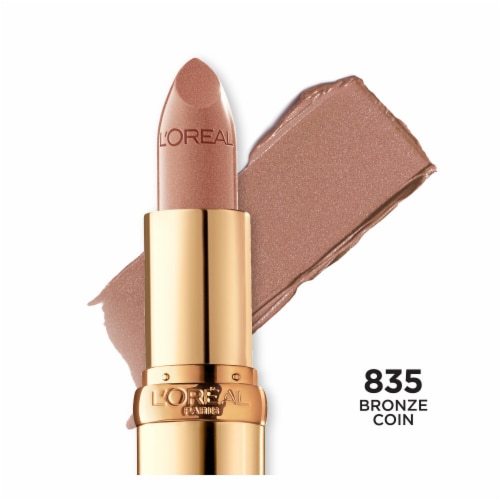 L'Oreal Paris Bronze Coin Colour Riche Lipstick Perspective: front
