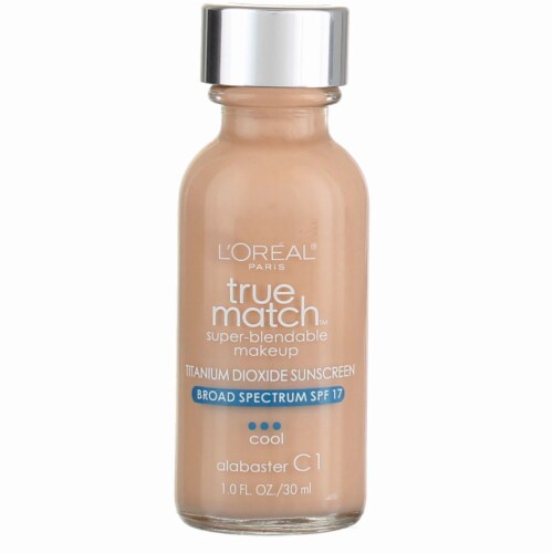 L'Oreal® Paris C1 Cool Alabaster True Match Super-Blendable® Liquid Foundation Perspective: front