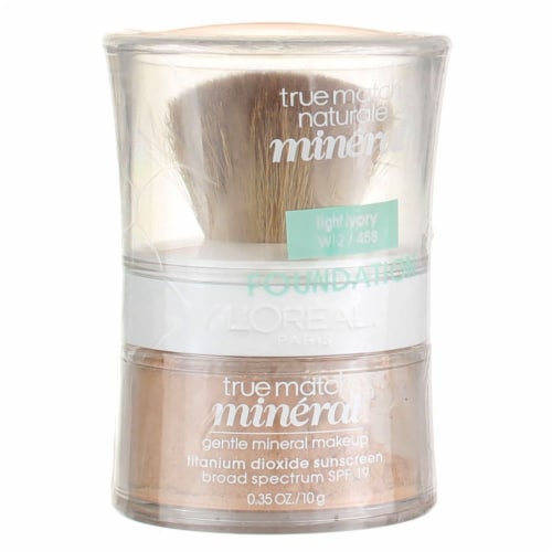 L'Oreal Paris True Match Light Ivory Gentle Mineral Makeup Perspective: front