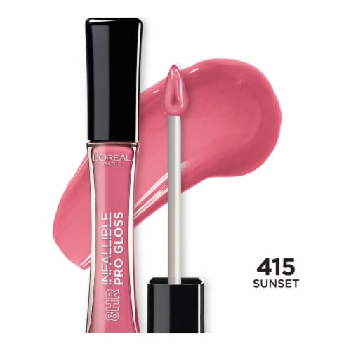 L'Oreal Paris Infallible 8 HR Pro Lip Gloss 415 Sunset Perspective: front