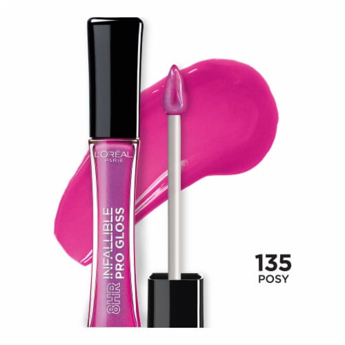 L'Oreal Paris Infallible 8 HR Pro Lip Gloss 135 Posy Perspective: front