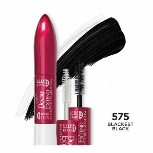 L'Oreal Paris Double Extend Tubing Mascara 575 Blackest Black Perspective: front