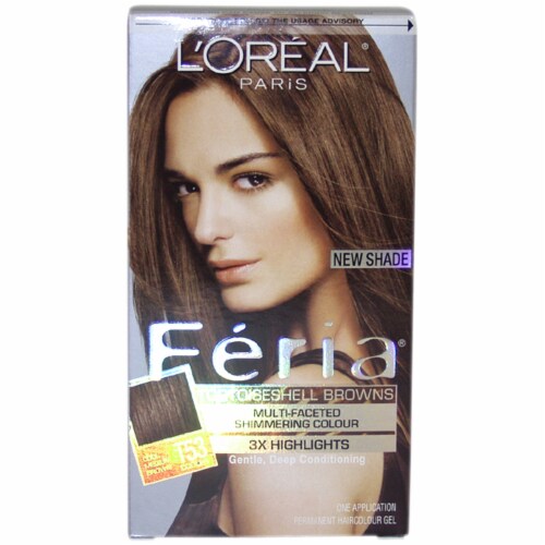 L'Oreal Paris Feria Multi-Faceted Shimmering Colour T53 Cool Medium Brown,  1 ct - Fred Meyer