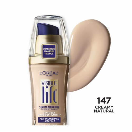 L'Oreal Paris Visible Lift Creamy Natural Serum Absolute Foundation Perspective: front