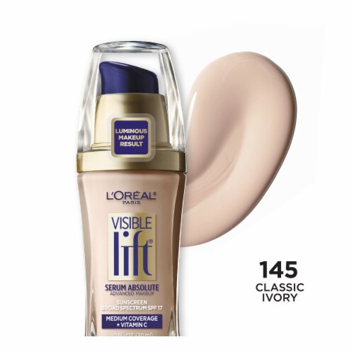 L'Oreal Paris Visible Lift Serum Foundation 145 Classic Ivory Perspective: front