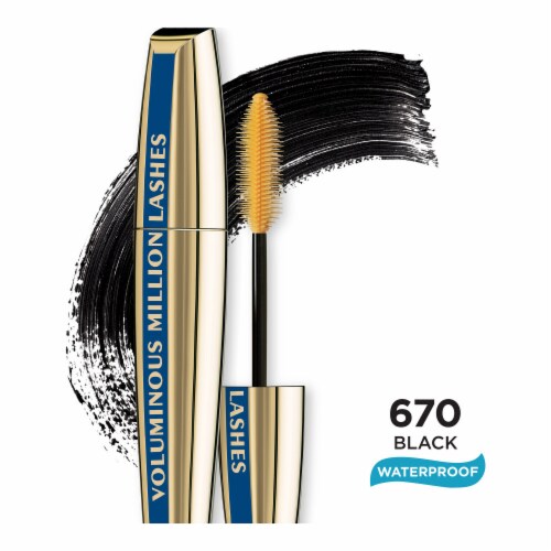L'Oreal Paris Voluminous Million Lashes Mascara Waterproof 670 Black Perspective: front