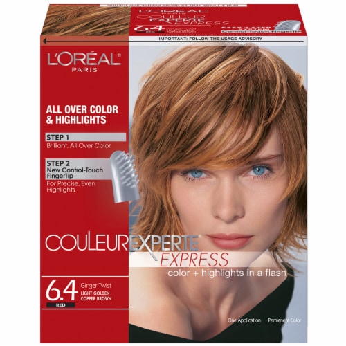 L'Oreal Paris Couleur Experte Light Golden Copper Brown Hair Color, 1 ct -  Baker's