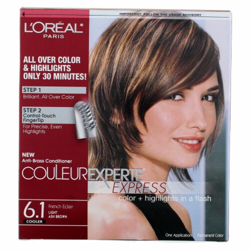 L'Oreal Paris Couleur Experte Light Ash Brown - French Eclair Hair Color + Hair Highlights, 1.0 - Ralphs