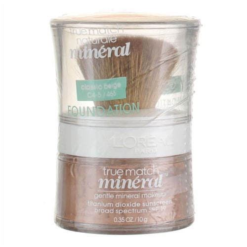 L'Oreal Paris True Match Classic Beige Mineral Loose Powder Foundation SPF  19, 0.35 oz - Dillons Food Stores