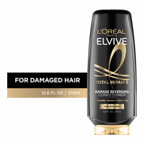 L'Oreal Paris Elvive Total Repair 5 Reparing Conditioner for Damaged Hair Perspective: front