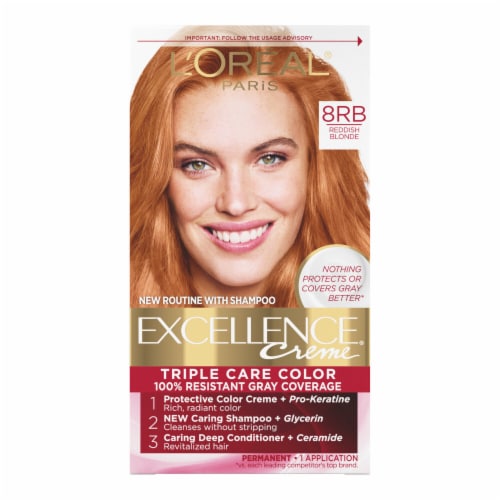 City Market L Oreal Paris Excellence Creme Reddish Blonde 8rb Hair Color 1 Ct