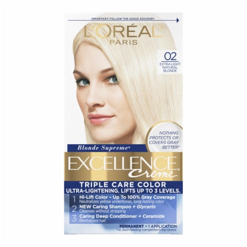 L'Oreal Paris Excellence Creme 02 Extra Light Natural Blonde Permanent ...