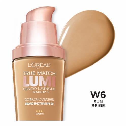 L'Oreal® Paris True Match Lumi Sun Beige Foundation With SPF 20 Perspective: front