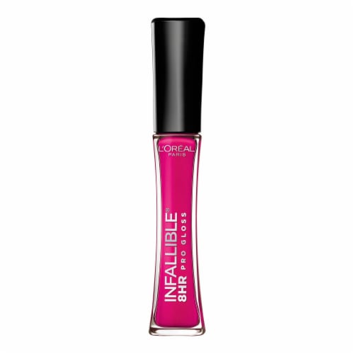 L'Oreal Paris Infallible 140 Pink Topaz 8 HR Pro Lip Gloss Perspective: front