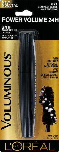 L'Oreal Paris Voluminous Power Volume Blackest Black Mascara Perspective: front