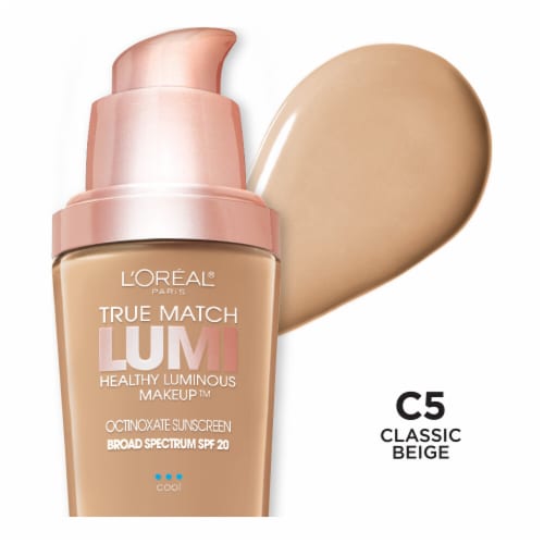 L'Oreal Paris True Match Lumi Foundation C5 Classic Beige Perspective: front