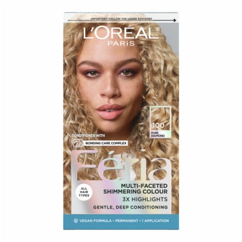 L'Oreal Paris Feria 100 Pure Diamond Very Light Natural Blonde Multi ...