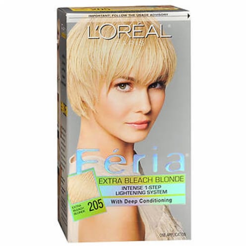 Loreal Paris Feria 205 Extra Bleach Blonde Hair Color 1 Ct Frys