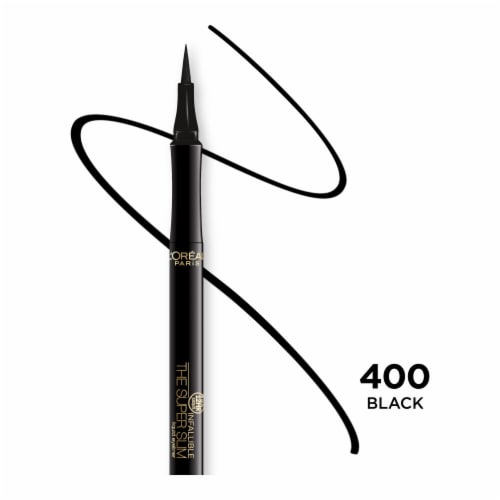 L'Oreal Paris Infallible Super Slim Liquid Eyeliner 400 Black Perspective: front