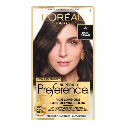 L Oreal Paris Superior Preference Dark Brown 4 Hair Color 1 Ct