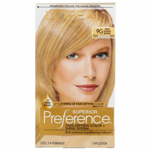 Kroger L Oreal Paris Preference 9g Light Golden Blonde Hair