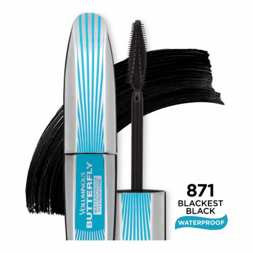 L'Oreal Voluminous Blackest Black Butterfly Waterproof Mascara, 0.21 fl - Fry's Food Stores