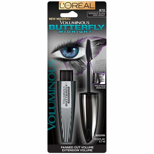 L'Oreal Paris 872 Butterfly Mascara - Midnight Black Perspective: front