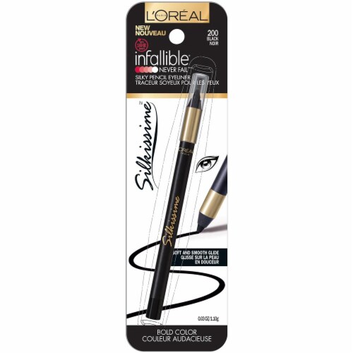 L'Oreal Paris Infallible Silkissime Black Eyeliner Perspective: front
