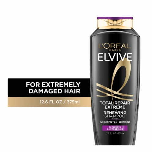 L'Oreal Paris Elvive Total Repair Extreme Renewing Shampoo for Extremely Damaged Hair Perspective: front