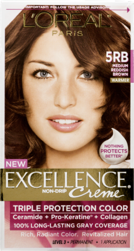 L'Oreal Paris Excellence Medium Red Brown Extreme BR4 Bonus Pack Perspective: front
