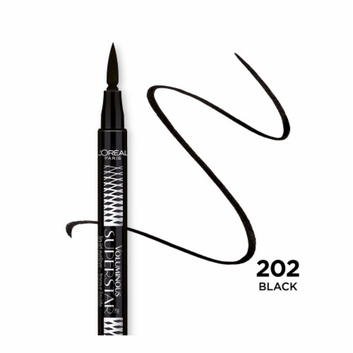 L'Oreal Paris Voluminous Superstar Eyeliner 202 Black Perspective: front