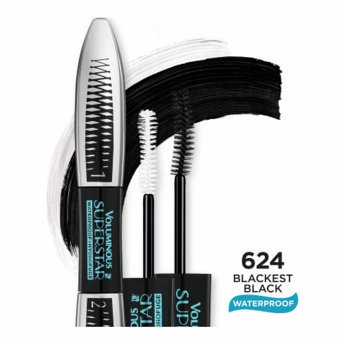 L'Oreal Paris Voluminous Blackest Black Superstar Waterproof Mascara Perspective: front