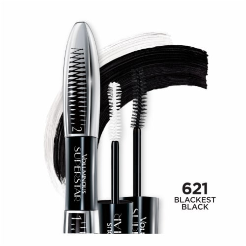 L'Oreal Paris Voluminous Superstar Mascara Washable 621 Blackest Black Perspective: front