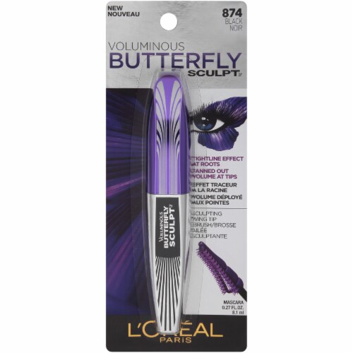 L'Oreal Paris Voluminous Butterfly Sculpt Black Mascara Perspective: front
