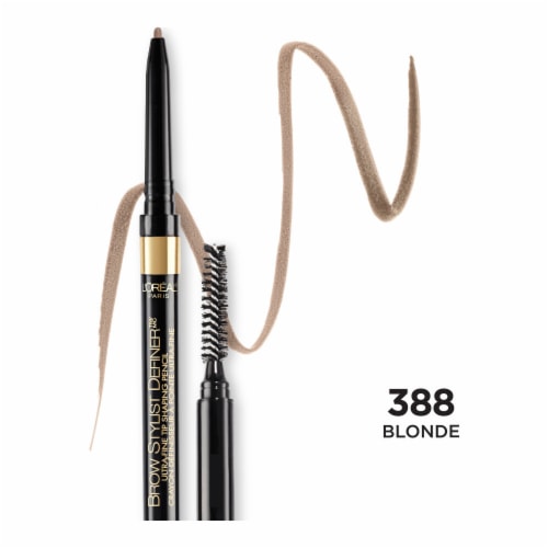 L'Oreal Paris Brow Stylist Definer Eyebrow Pencil Waterproof 388 Blonde Perspective: front