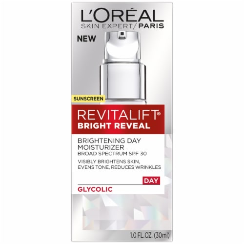 L'Oreal® Paris Revitalift® Bright Reveal SPF 30 Moisturizer Perspective: front