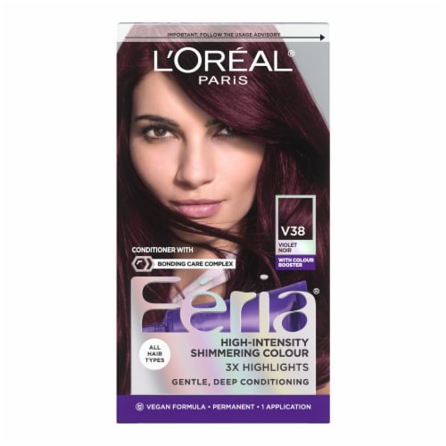 Kroger L Oreal Feria Power Violet V38 Intense Deep Violet Hair Color 1 Ct