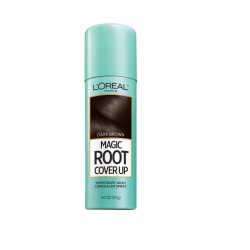 L'Oreal Paris Magic Root Cover Up Temporary Concealer Spray Dark Brown Perspective: front